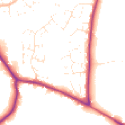 Daytime road noise heatmap for BS30 6JY