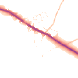 Daytime road noise heatmap for BS30 6LH