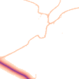 Daytime road noise heatmap for BS30 6LY