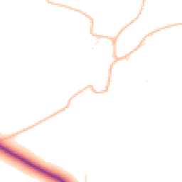 Daytime road noise heatmap for BS30 6NA