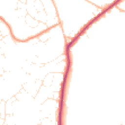 Daytime road noise heatmap for BS30 6RL