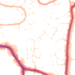 Daytime road noise heatmap for BS30 6UP