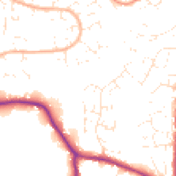Daytime road noise heatmap for BS30 6US