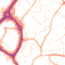 Daytime road noise heatmap for BS30 7AR