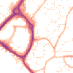 Daytime road noise heatmap for BS30 7AZ
