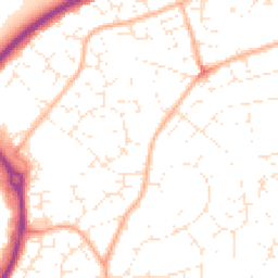 Daytime road noise heatmap for BS30 7BD