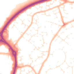 Daytime road noise heatmap for BS30 7BH