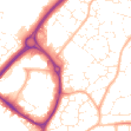 Daytime road noise heatmap for BS30 7BX