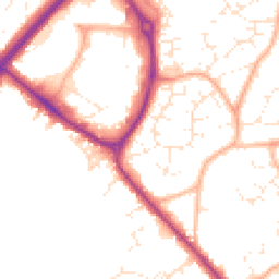 Daytime road noise heatmap for BS30 7DN