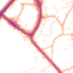 Daytime road noise heatmap for BS30 7DW