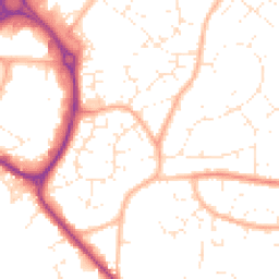 Daytime road noise heatmap for BS30 7EA