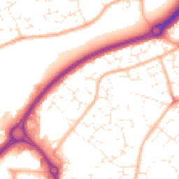 Daytime road noise heatmap for BS30 7XG