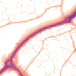 Daytime road noise heatmap for BS30 7XQ