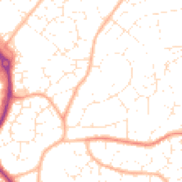 Daytime road noise heatmap for BS30 8AG