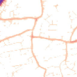 Daytime road noise heatmap for BS30 8BN