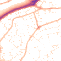 Daytime road noise heatmap for BS30 8DP