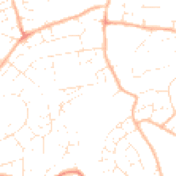 Daytime road noise heatmap for BS30 8ED