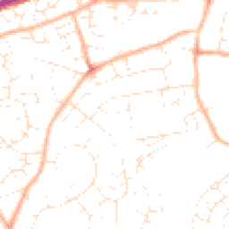 Daytime road noise heatmap for BS30 8ET
