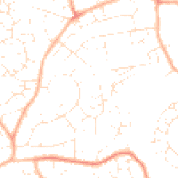 Daytime road noise heatmap for BS30 8EW