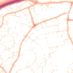 Daytime road noise heatmap for BS30 8EX