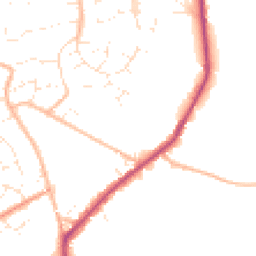 Daytime road noise heatmap for BS30 8FF
