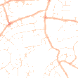 Daytime road noise heatmap for BS30 8FQ