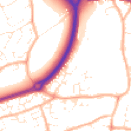 Daytime road noise heatmap for BS30 8GH