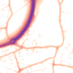 Daytime road noise heatmap for BS30 8GP