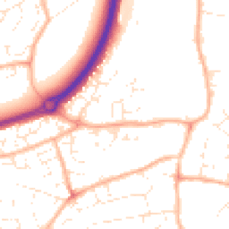 Daytime road noise heatmap for BS30 8GR