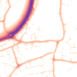 Daytime road noise heatmap for BS30 8GS