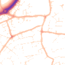 Daytime road noise heatmap for BS30 8RD