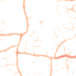 Daytime road noise heatmap for BS30 8UQ
