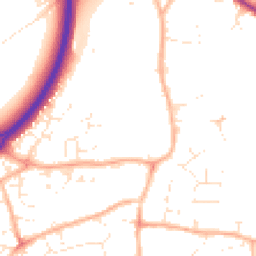 Daytime road noise heatmap for BS30 8XY