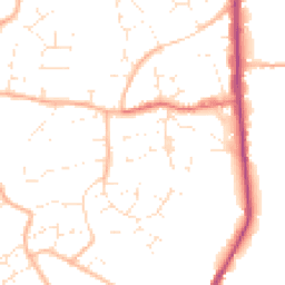 Daytime road noise heatmap for BS30 8YB