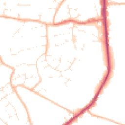 Daytime road noise heatmap for BS30 8YS