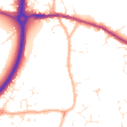 Daytime road noise heatmap for BS30 8ZH