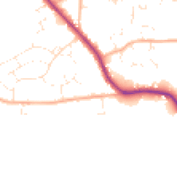 Daytime road noise heatmap for BS30 9AR