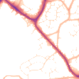 Daytime road noise heatmap for BS30 9DA