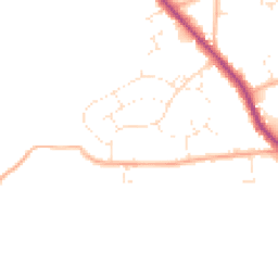 Daytime road noise heatmap for BS30 9EA