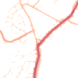 Daytime road noise heatmap for BS30 9QF
