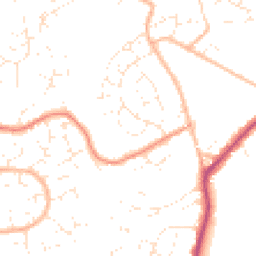 Daytime road noise heatmap for BS30 9SF