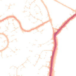 Daytime road noise heatmap for BS30 9SU