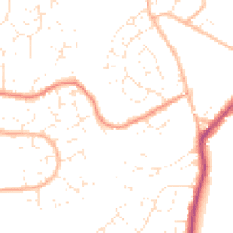 Daytime road noise heatmap for BS30 9SY