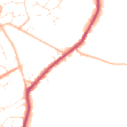 Daytime road noise heatmap for BS30 9TE