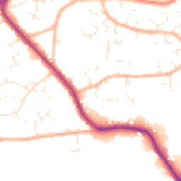 Daytime road noise heatmap for BS30 9UL