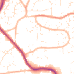 Daytime road noise heatmap for BS30 9XQ