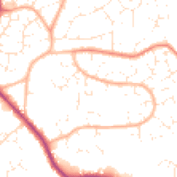 Daytime road noise heatmap for BS30 9XZ