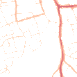 Daytime road noise heatmap for BS31 1AH