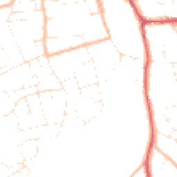 Daytime road noise heatmap for BS31 1AJ