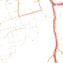 Daytime road noise heatmap for BS31 1AL